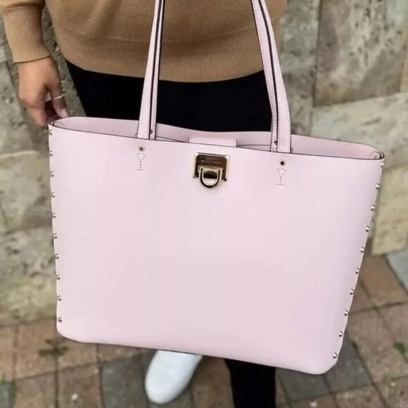 MICHAEL KORS MANHATTAN LARGE TOTE IN POWDER BLUSH NWT🌺 - Picture 5 of 6